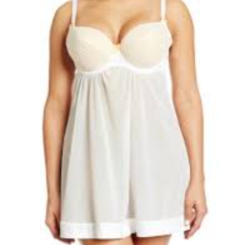 Curvy Kate Lola Babydoll Ivory/Gold Size 30JJ